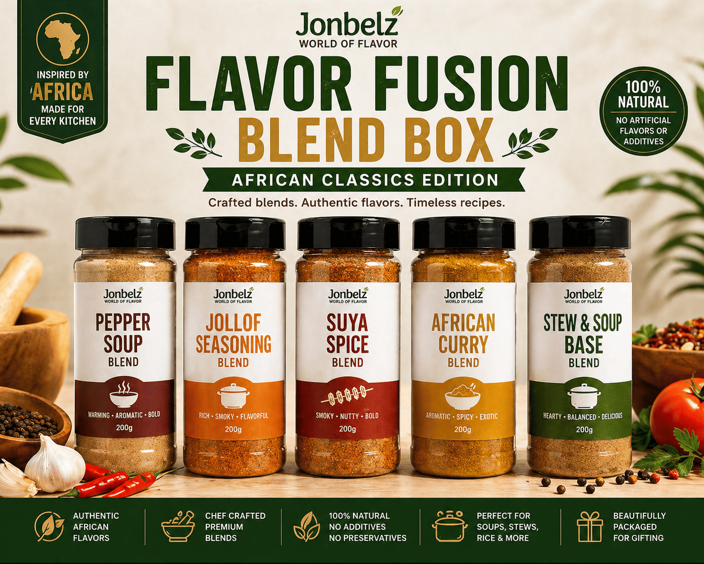 Flavor Fusion Blend Box — African Classics Edition