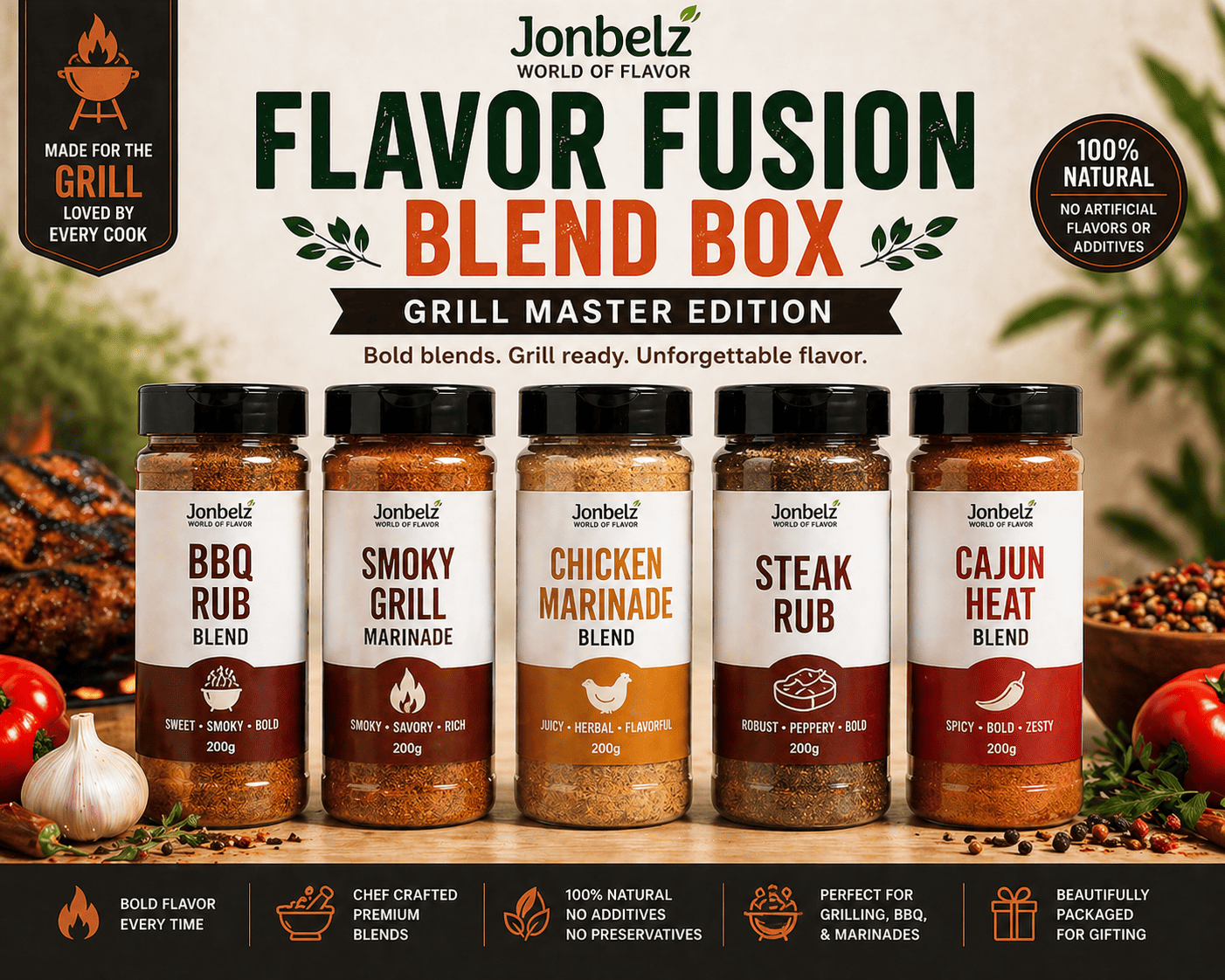 Flavor Fusion Blend Box — Grill Master Edition