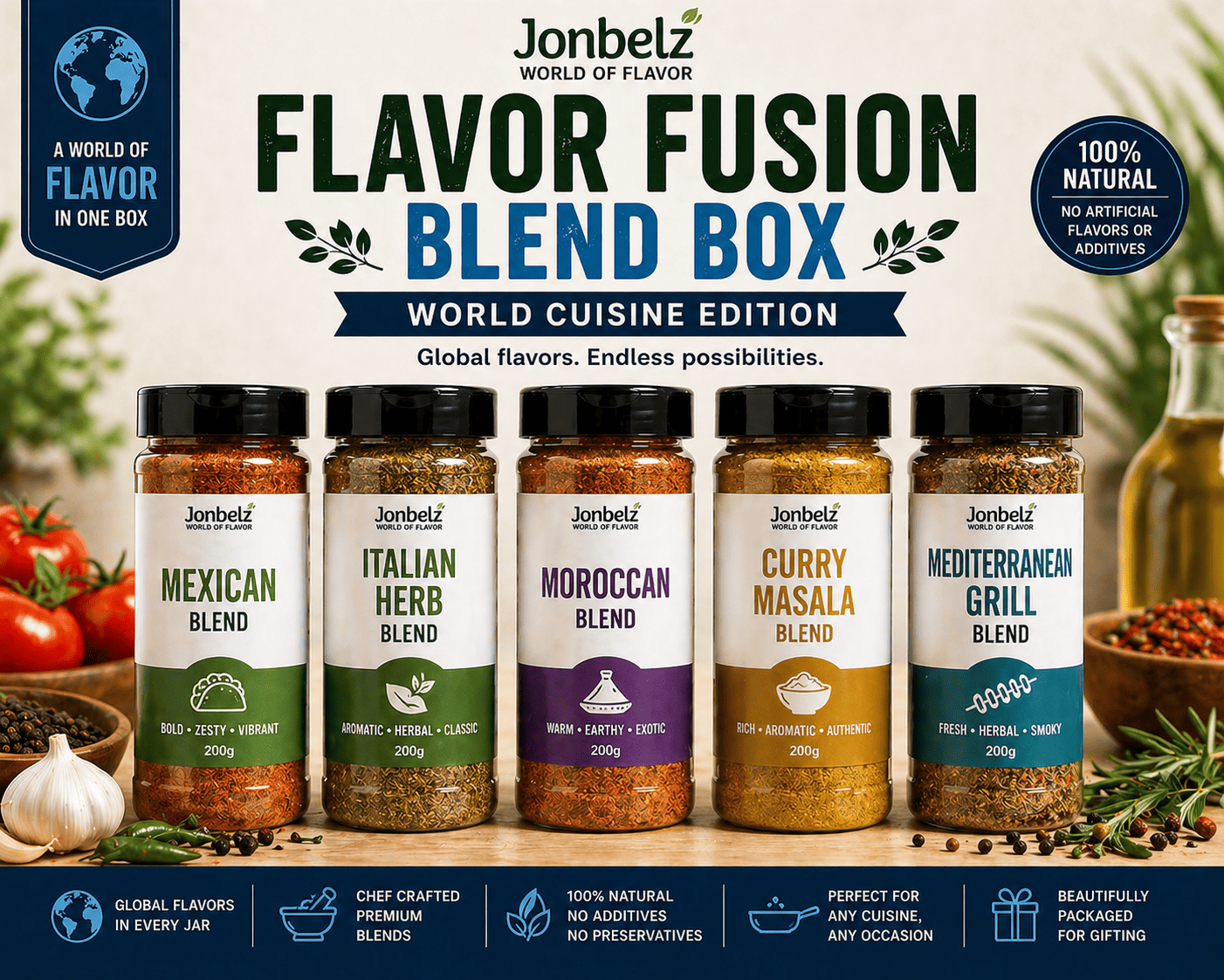 Flavor Fusion Blend Box — World Cuisine Edition