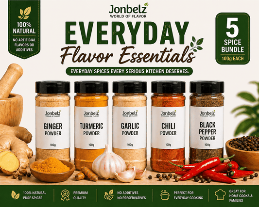 Everyday Flavor Essentials (5-Spice Bundle) – 100g Each
